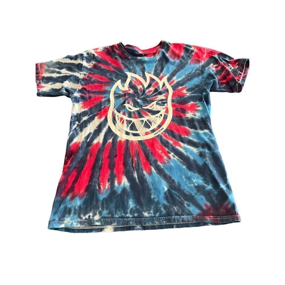 Spitfire Wheels Skateboarding Tie Dye T-Shirt size M